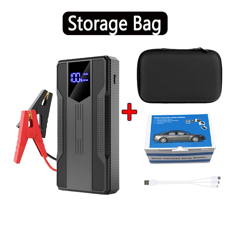 Car Emergency Booster Starter LED Flashlight 30000mAh Car Jump Starter Battery Power Bank 12V Auto Starting Device Petrol Diesel