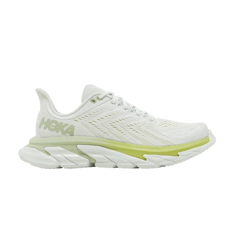 

HOKA Clifton Edge Blue Flower Green Glow Men Sneakers White 1126570-BFGGL