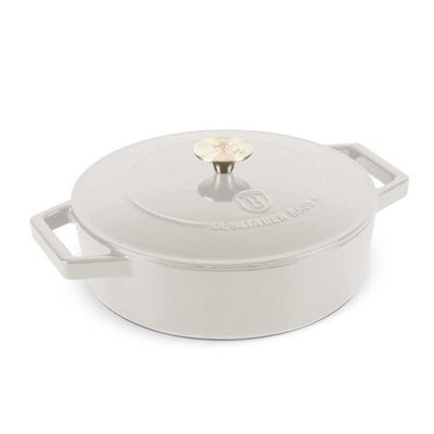 CAST IRON POT 26cm FLAT BERLINGER HAUS BH-6530 SAHARA