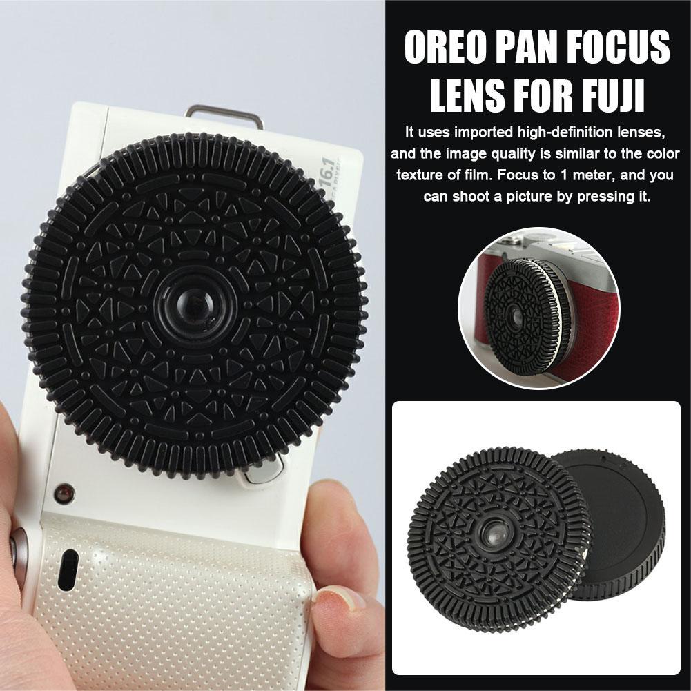 For Fuji X-mount Micro Single Oreo Pan-focus Lens 32mm/f10 Film-like Biscuit Lens Compatible With Fuji X-mount Series Cameras