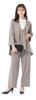 Suit Plus for Entrance Graduation Mocha Beige L [Addrouge] Women's Set, Sizes, Figure-Flattering, Stretch, Washable, Ceremonies, Ceremonies,