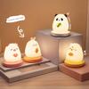 Cartoon-Tier-Nachtlampe, sanfte Beleuchtung, flimmerfrei, dimmbar, wiederaufladbar, Nachttischlampe, Nachttischlampe, Dekoration