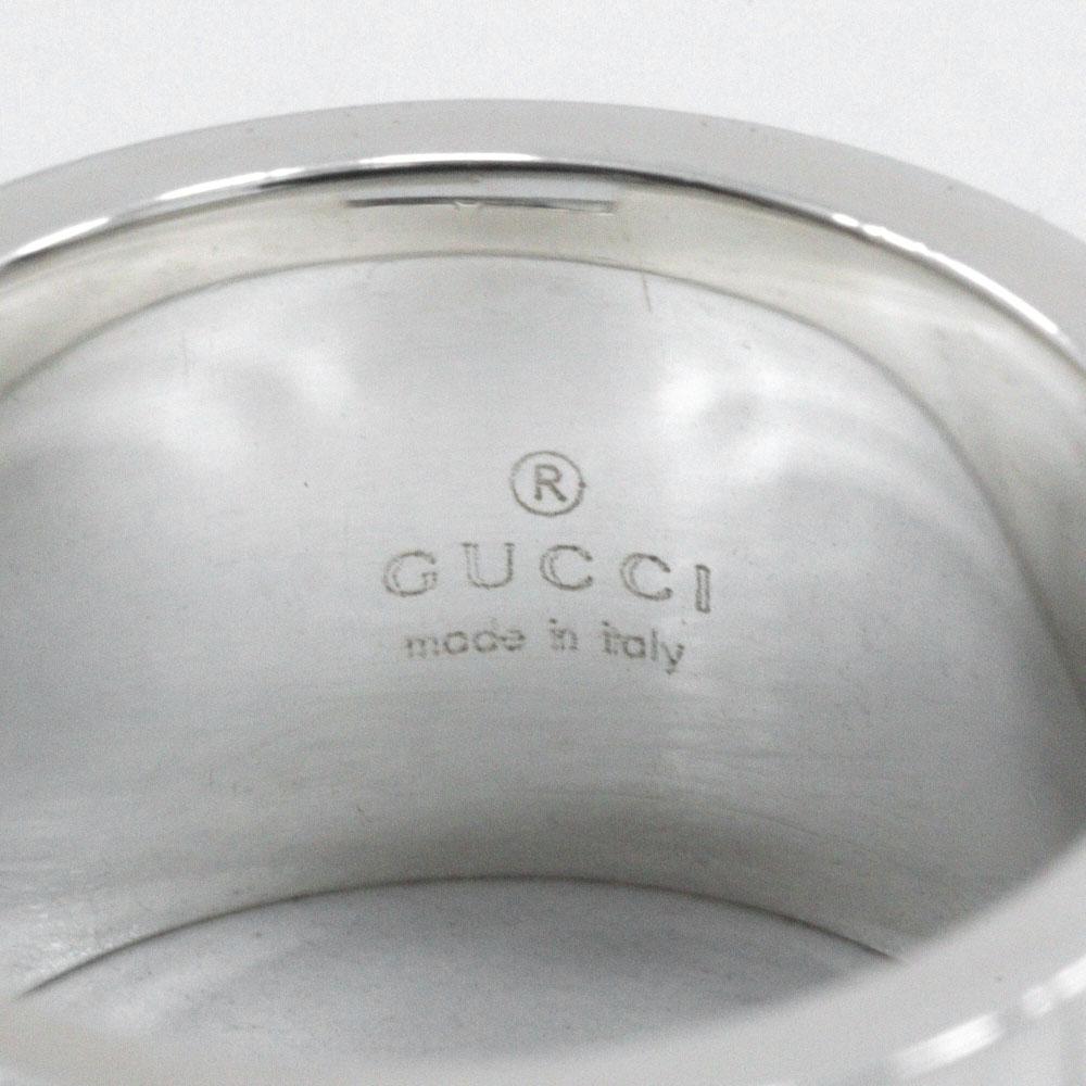Gucci Markenring G Breitring Silber925 #6.4(US-Grösse) 10.8g Frauen Gebraucht