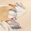 6 Stück Baby Schnullerband Baby Beruhigungskettchen Neugeborene Schnullerkette Clip Babyprodukt Baumwolle Beißring Schnullerbandhalter
