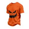 Men's Short Sleeve Halloween Print T-Shirt Casual Fashion Top