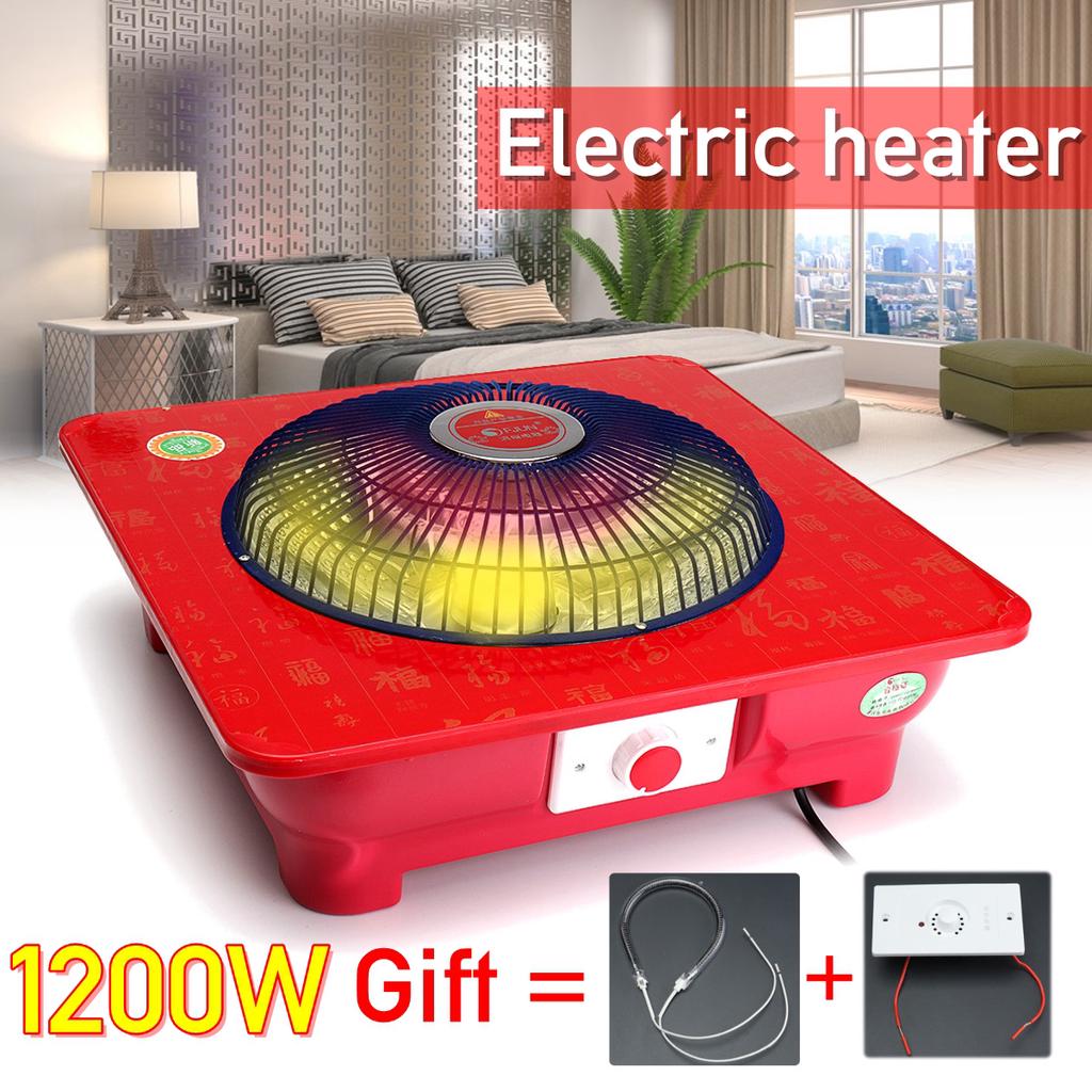 Portable 220V 1200W Electric heater Temperature two gear Adjustable
