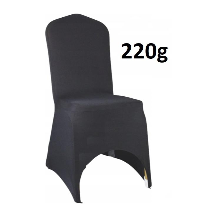 Banquet Chair Cover Black Premium Top