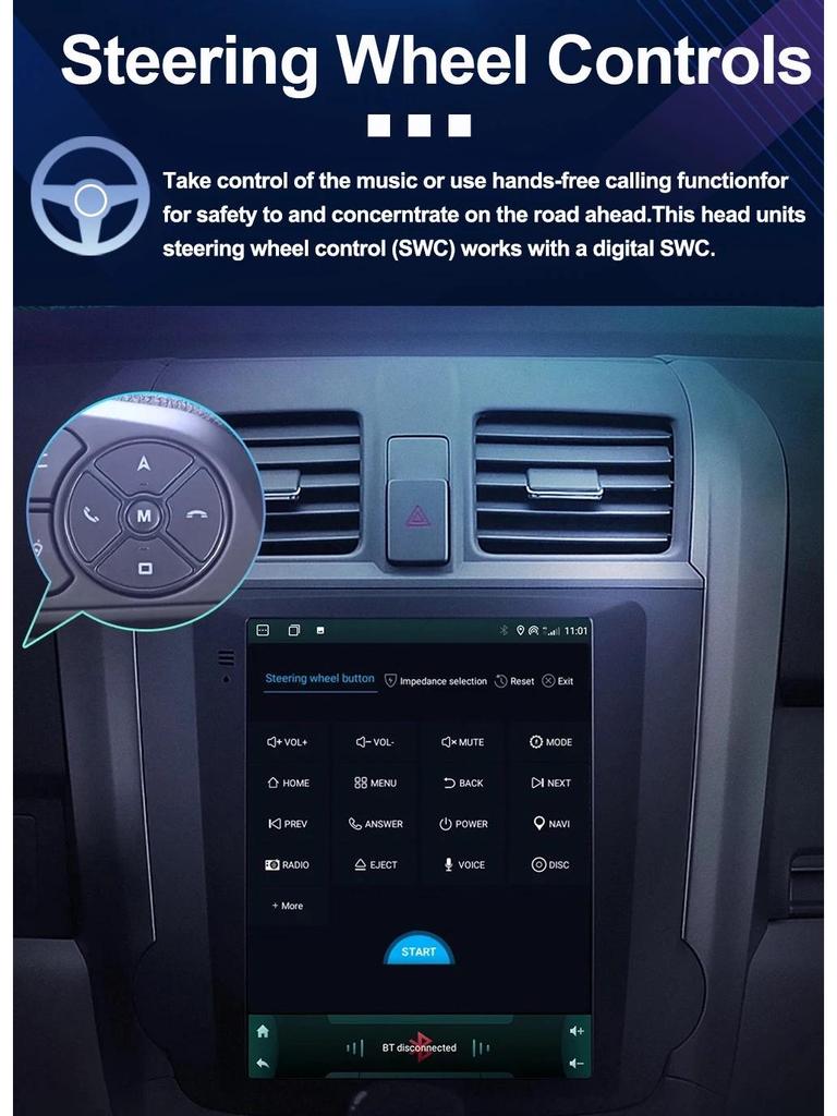 Ford Focus MK3 3rd Gen Android Car Navigation System with HD GPS, Reverse Camera & CarPlay Integration