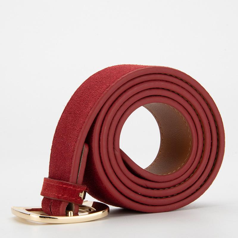 Vintage Damen Gürtel Leder Matt Wildleder Dekoration Mit Rock Jeans Gürtel Damen