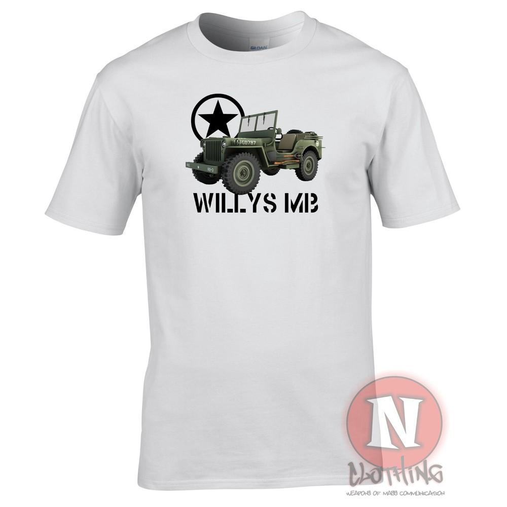 Willys Mb TShirt General Purpose Ww2 Vehicle Us Army Allies 2XL