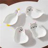 Cartoon Seasoning Dish Soy Sauce Dish Ceramic Dish Tomato Rack Salad Sauce Container Creative Table Decoration Home