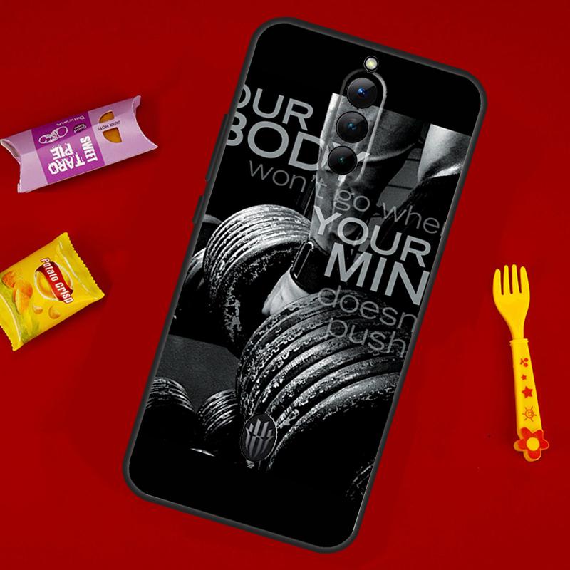 Bodybuilding Gym Fitness Phone Case For ZTE Nubia Red Magic 10 Air 6 7 6S 7S 8S 9S 10S Pro 8 9 10 11 Pro Plus Cover