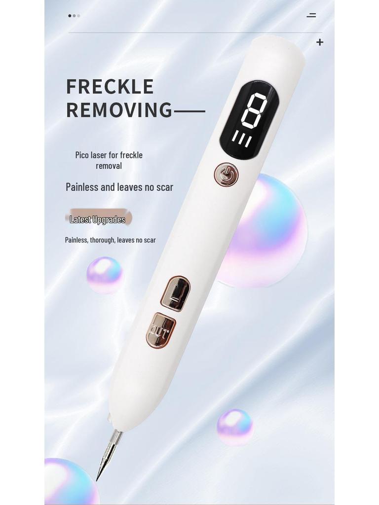 Aurora LCD Laser Mole and Freckle Removal Pen - Beauty Instrument for Home Use