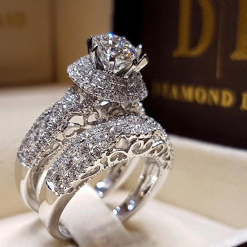 Viya Jewelry Couple Set Ring Jewelry Ladies Engagement Ring