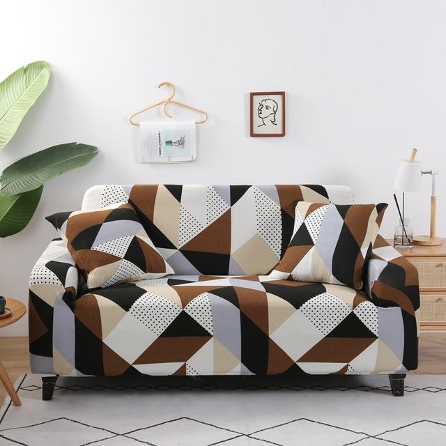 Stretch Sofa Cover For Living Room Tight Wrap All -Inclusive Sectional Elastic Seat Covers Couch Covering Sofa Slipcovers 1pc