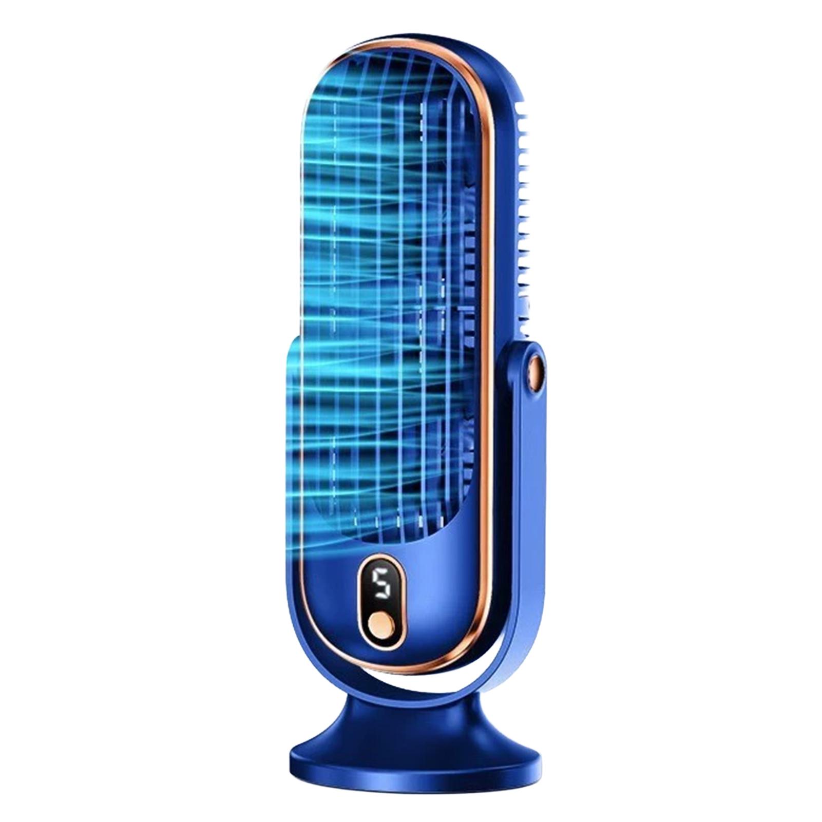

Rechargeable Dual Blade Desk Fan Portable Quiet Cooling Fan For Home Office Dorm