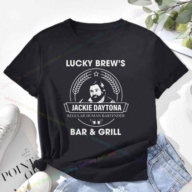 

Jackie Daytona - Bar & Grill What do we do Shadow Classic T-shirts Oversized Short sleeved fashion casual shirts 4XL