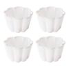 4Pcs Miniature Flower Shaped Pudding Tart Molds Non-Stick Pan Set for Bread Cake Pie Baking Mold Kit for Home Kitchen Outdoor Travel Restaurant