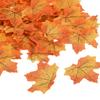 Artificial Leaves, 400/1100 Pcs Fall Maple Autumn Fake Leaf for Wedding Party Thanksgiving Halloween Decoration, Gold