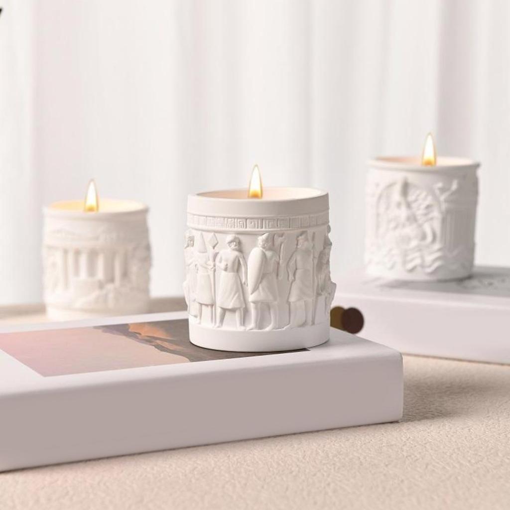 Formă de Silicon pentru Fabricarea Lumânărilor și Artă cu Rășină Cupă de Depozitare Bătălia de la Hastings Meșteșuguri Designuri Nordice Decorațiuni Interioare