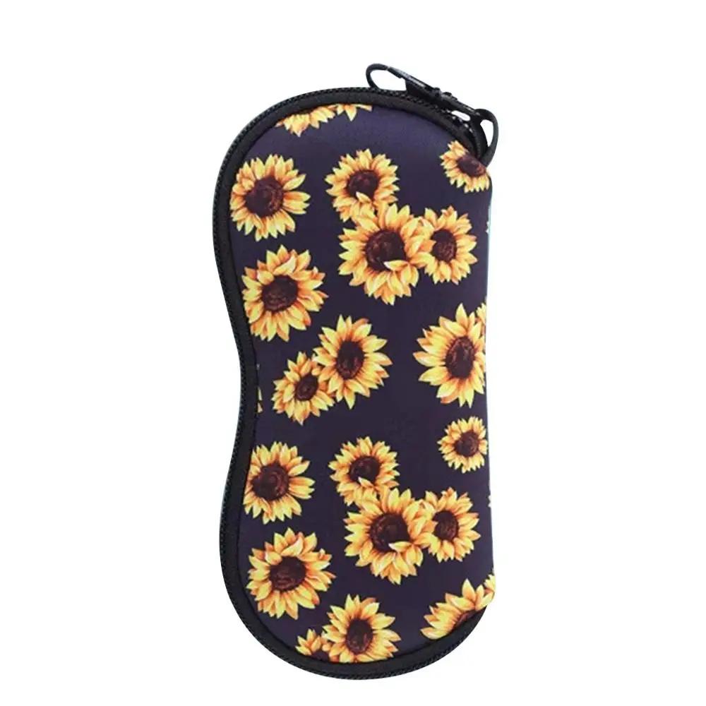 Diving Material Glasses Sunglasses Bag Protective Cover Zipper Wallet Myopia Glasses Case Eye Wear Accessories Anti Fall