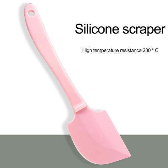 Mixing Spatula High Temperature Resistance Soft with Stand Easy to Clean Detachable Design Stir Pink Silicone Cream