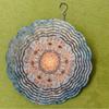 Bohemian Wind Spinner 10 Inch Metal Hanging Decor for Garden Balcony Outdoor 360 Degree Swivel Hook All Season Gift Idea