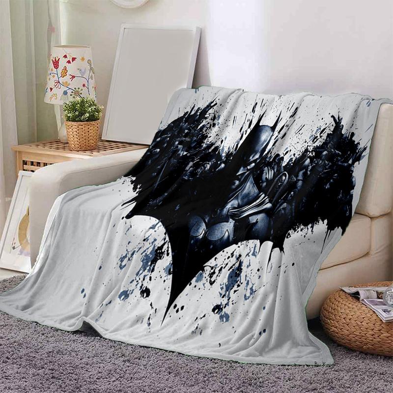 

Batman: Dark Knight s Heroic Adventure Poster PrintPrint Blanket, Soft Blanket For Sofa Office Bed And Travelling Daughter Birthday Gift esj 130cm×150cm（50in×60in）