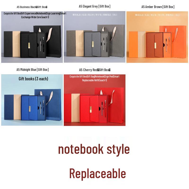 Customizable Notebooks and Notepads: A5 and B5 Stationery Sets with Printable Logo and Inner Page Options