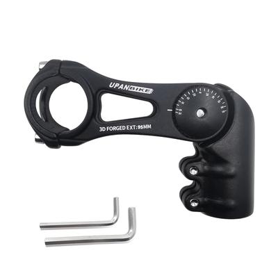 UPANBIKE Adjustable Bicycle 130 75mm 95mm Aluminum Alloy Handlebar Riser Extender for BMX Mountain Bikes Stem, 31.8mm Degree, 130mm,