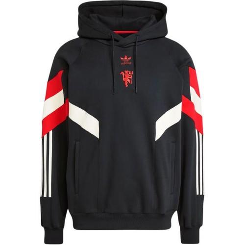 Adidas Originals Manchester United Badge American Sweatshirt IS6521 Men's Black