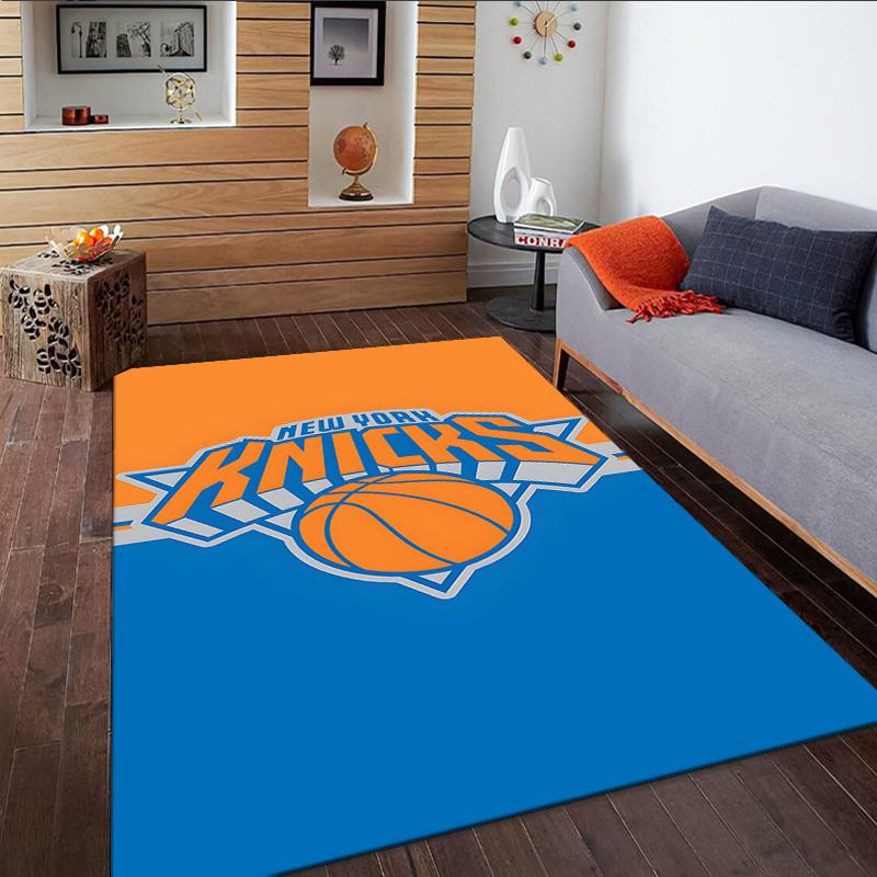 Tappeto con Logo Knicks, Tappeti da Cucina, Tappetino Yoga, Tappetini Antiscivolo, Tappeto per Bagno, Soggiorno camera da letto, Tappeti da Campeggio Regalo di Natale