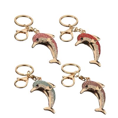 Creative Dolphin Keychain For Women Car Key Ring Adorable Ocean Theme Accessory Zinc Alloy Materials Accessories Gift