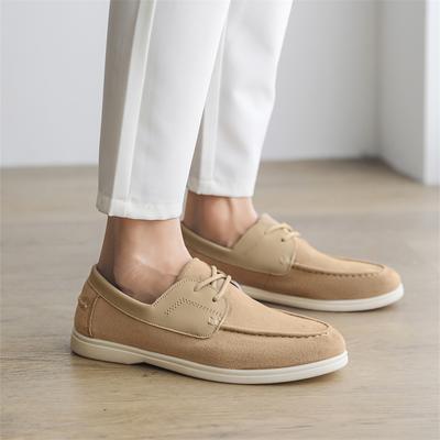Modische Freizeit Schuhe Für Männer Business Wildleder Loafer Männer Plateau Zum Hineinschlüpfen Herren Autofahrer Schuhe Leichte Freizeit Herren Schuhe