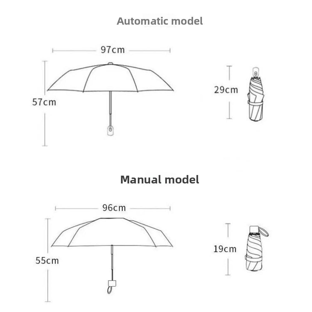 Windproof Butterfly Rain Umbrella UV Protection Folding Sun Umbrella  Women