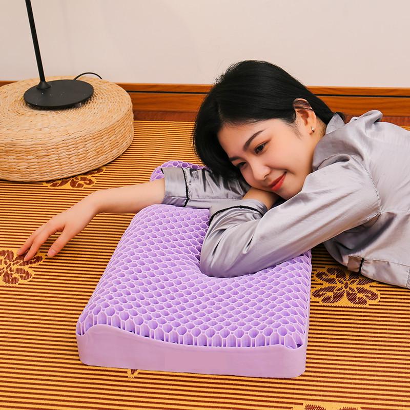 

New Black Technology Honeycomb Pectin Neck Support Pillow - Breathable & Washable for Home & Dorm Use Gift Box