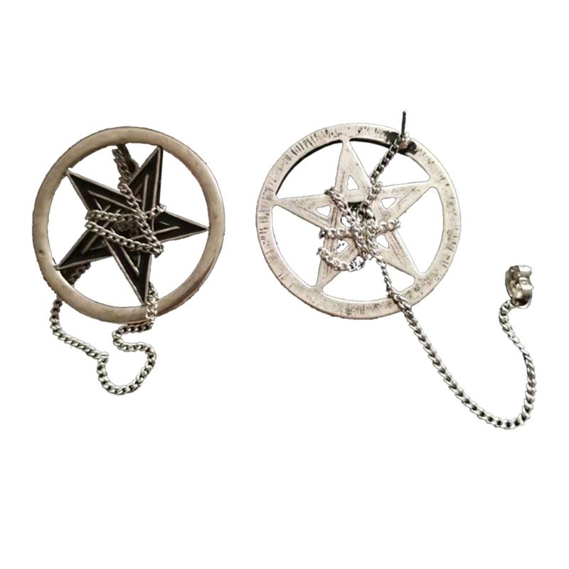 

Gothic Style Punk Cool Cross-Earrings Long Chain Pendant Drop Earrings For Women Men Street Hip Hop Earring Jewelry Gift