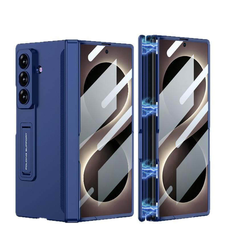 Magnetic Hinge Bracket Case Galaxy Z Fold 8 Ultra 7 6 Full Body Protective Film Screen Cover