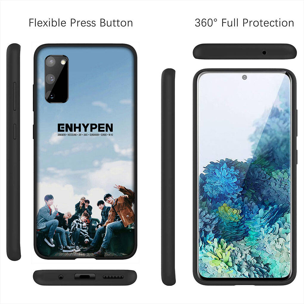 Cover for iPhone 17 16 15 Xiaomi Poco Redmi Note 14 13 12 11 Pro Max 9 16e Samsung Galaxy S25 S24 S23 A07 A17 OPPO Huawei ENHYPENs Kpop Phone Case