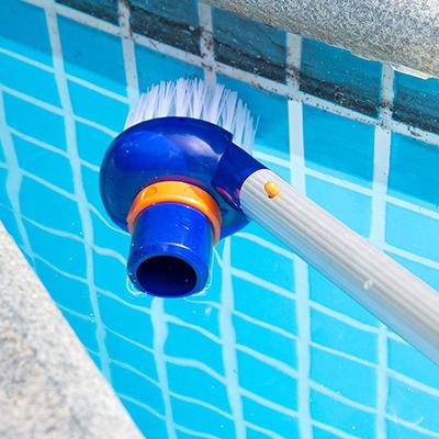 Swimming Pool Corner Steps Brush Heavy Duty Scrubbing Power Aquarium Algae Moss Cleaning Brushes Cleaner Tools for