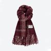 With Tassels Winter Scarves Angora Fleece Wrap Shawls High Quality Cashmere Scarf