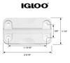 Igloo Cooler Kunststoffteile-Set 2 3 Riegelpfosten – Riegel, Scharniere und Schrauben.