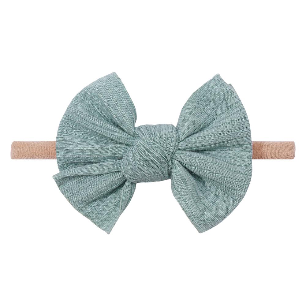1/2Pcs/Lot Newborn Baby Headband Bows Nylon Baby Girl Headbands Elastic Soft Hair Bands For Children Baby Hair Accessories Kids