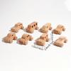 8 Stück Kleine Holzautos, Greifübungsspielzeug, Geschenk für Kinder