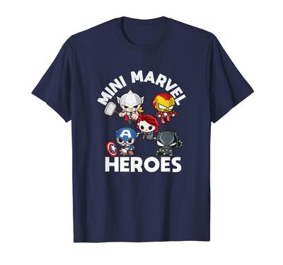 Marvel Comics Retro Classic Mini Marvel Heroes Avengers T-Shirt