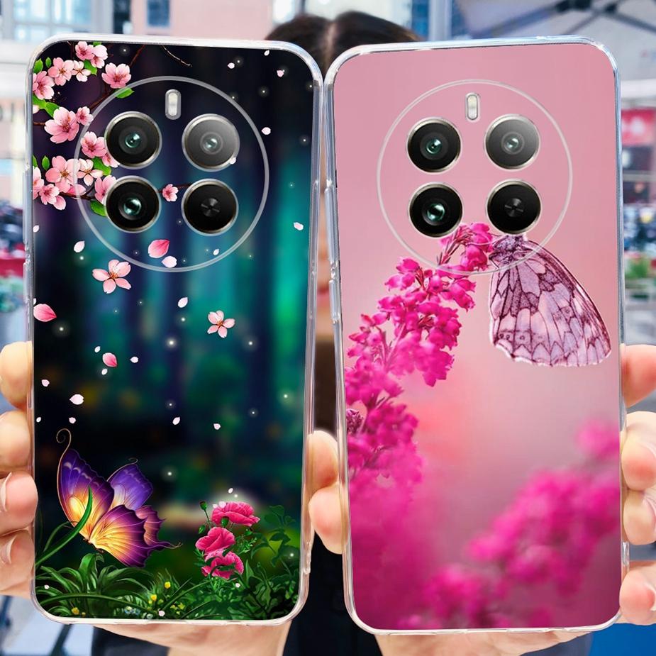 For Realme 12 Pro Plus Case New Fashion Painted Cover Clear Silicone Soft TPU Phone Case For Realme 12 Plus Realme12 Pro + Shell