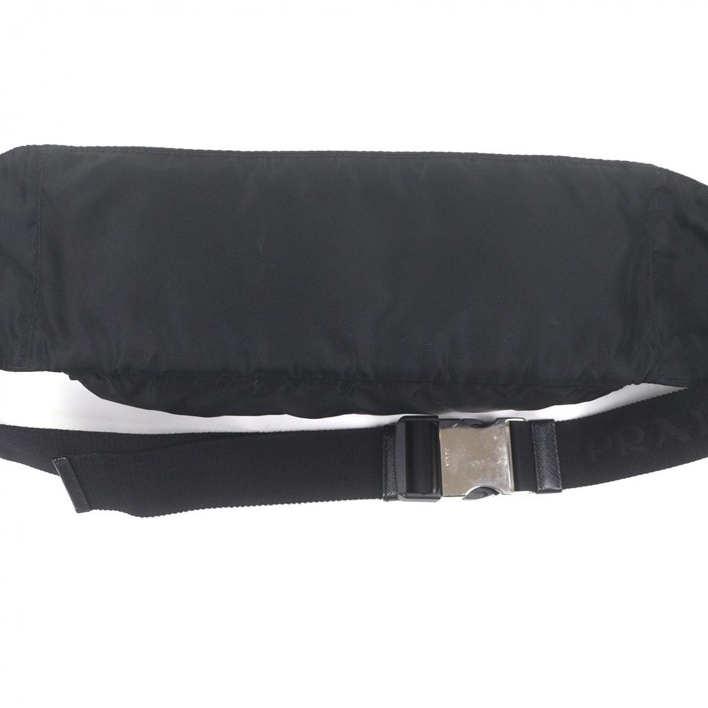 Great PRADA Sling bag Triangle Logo Triangle Plate Waist Pouch Shoulder Bag Used