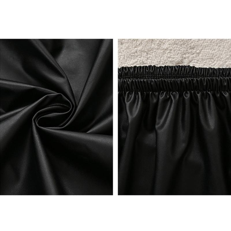 PU Bar Stool Cover Water Resistant Durability Barstool Cover For Home Restaurants And Coffee Shops PU Leather Cover