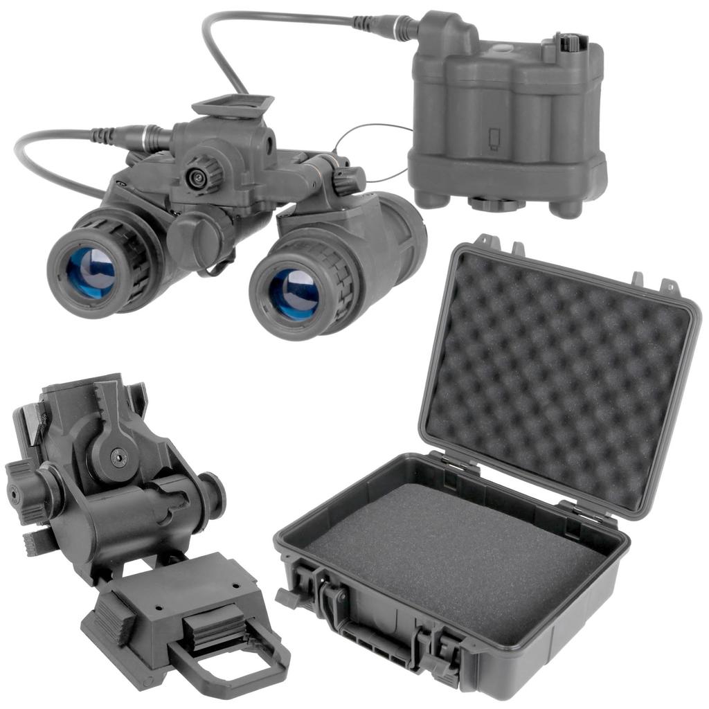 ANPVS-31 Dummy Night Vision Goggles with Shroud Mount, Binocular, and Dedicated Hard Case, Replica