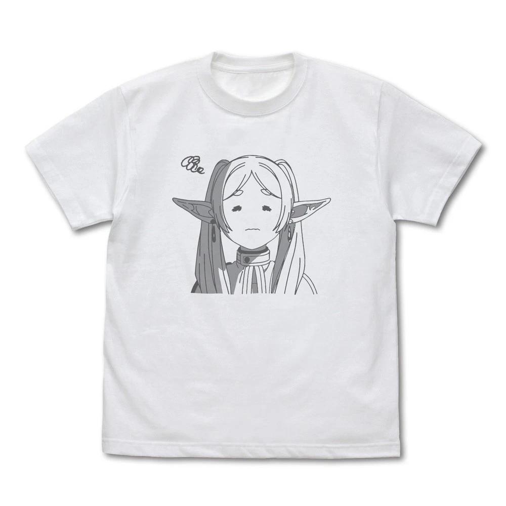 Frieren Beyond Journeys End Face TShirt Very Displeased Face Ver White Pre M